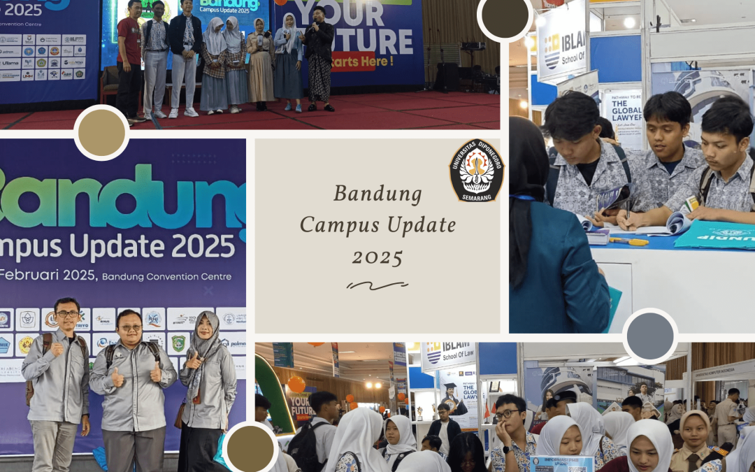 Booth UNDIP meriahkan Pameran Pendidikan 5th Bandung Campus Update 2025